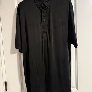 Collar & Co Men's Black Short-Sleeve Polo Shirt